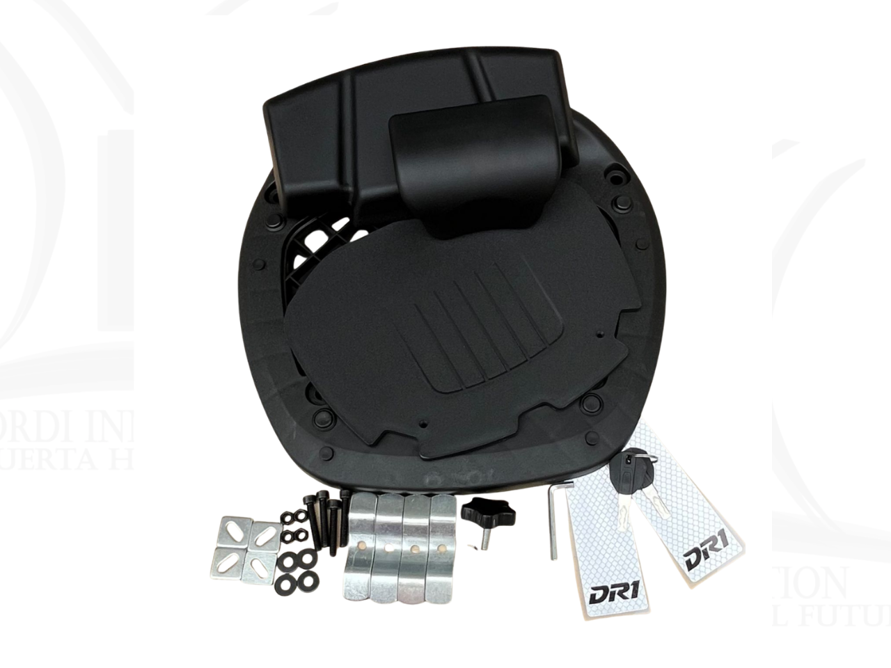 MALETERO CUADRADO DE POLIPROPILENO DR1 NEGRO 57LT