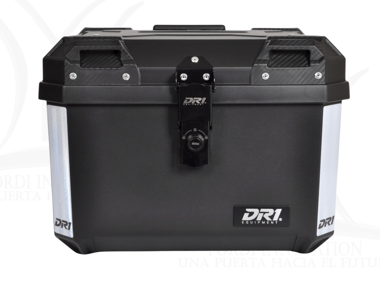 MALETERO CUADRADO DE POLIPROPILENO DR1 NEGRO EVO 45 LT