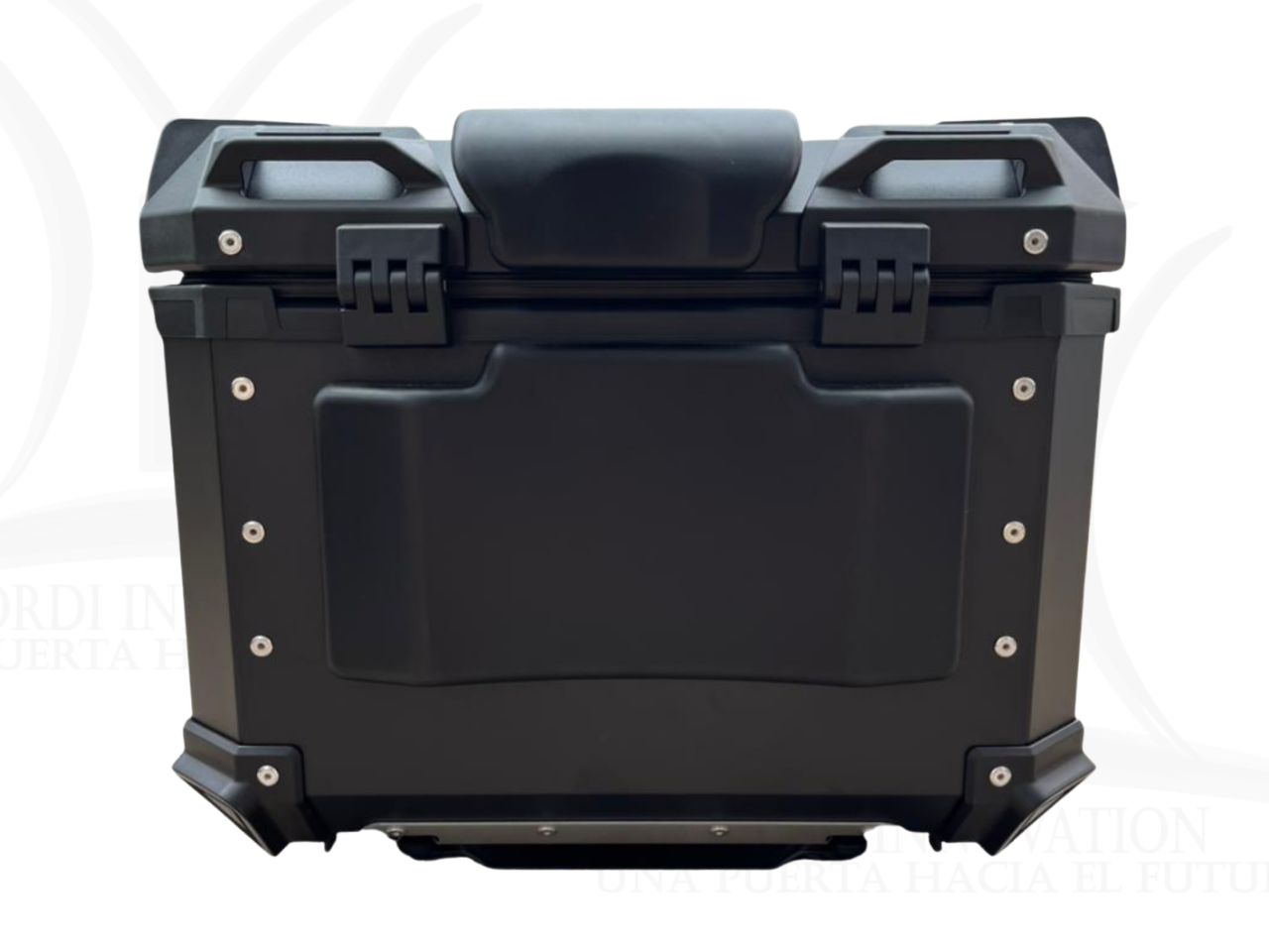 MALETERO CUADRADO ALUMINIO DR1 NEGRO 45LT