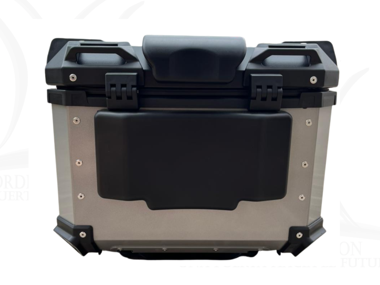 MALETERO CUADRADO ALUMINIO DR1 GRIS 45LT