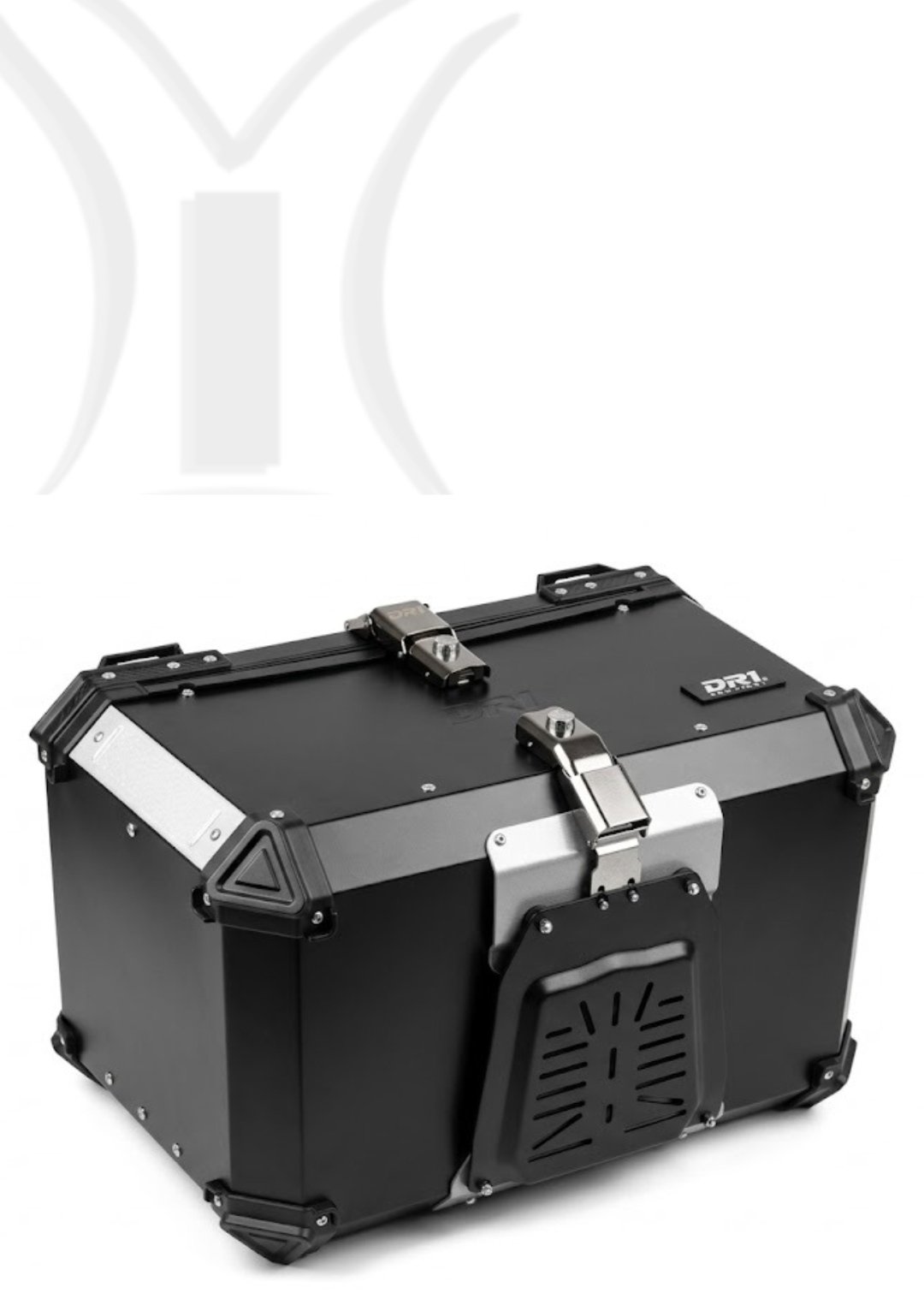MALETERO CUADRADO DE ALUMINIO 65 LT NEGRO 65 LT