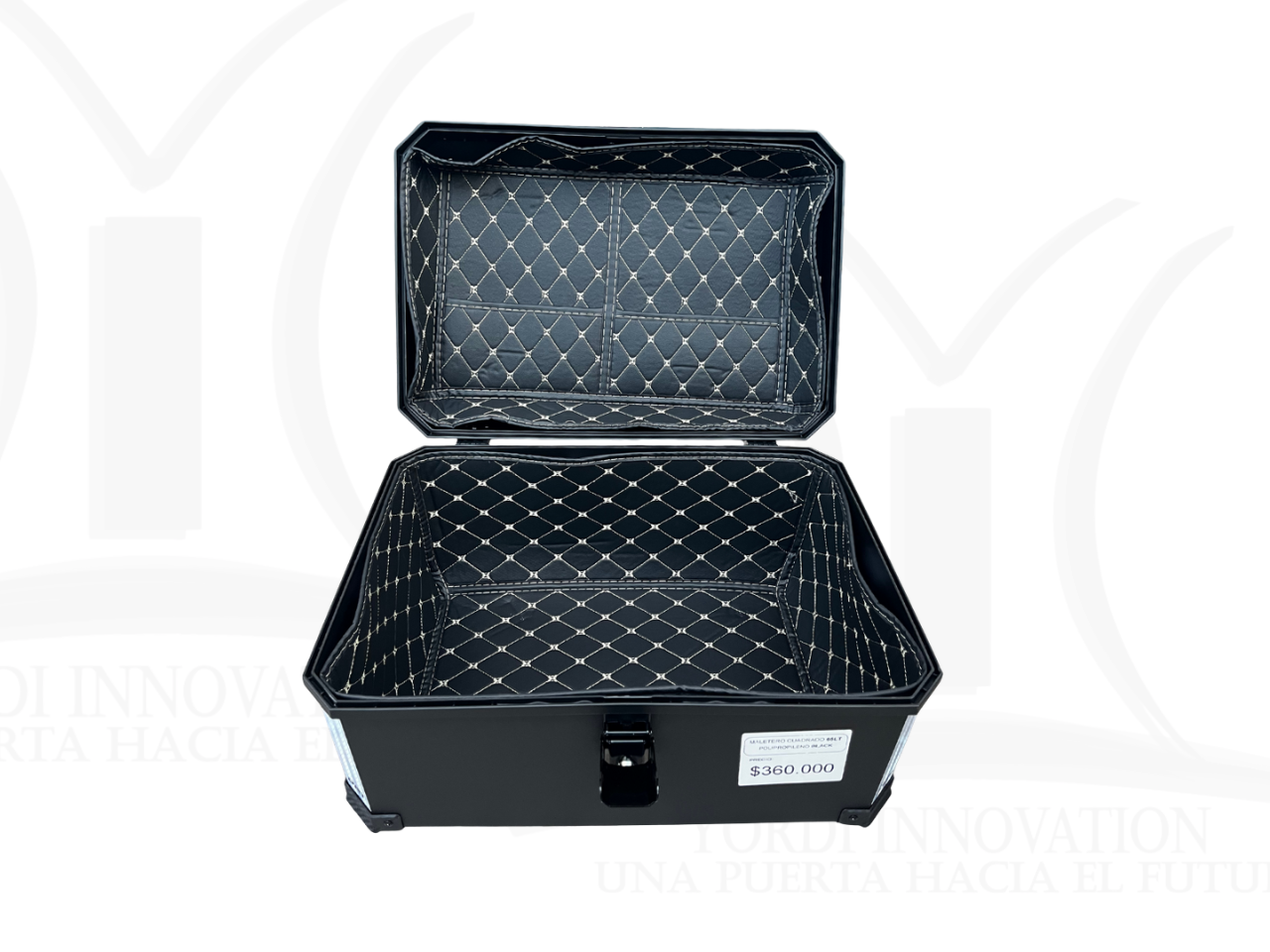 MALETERO CUADRADO DE POLIPROPILENO DR1 BLACK 65LT