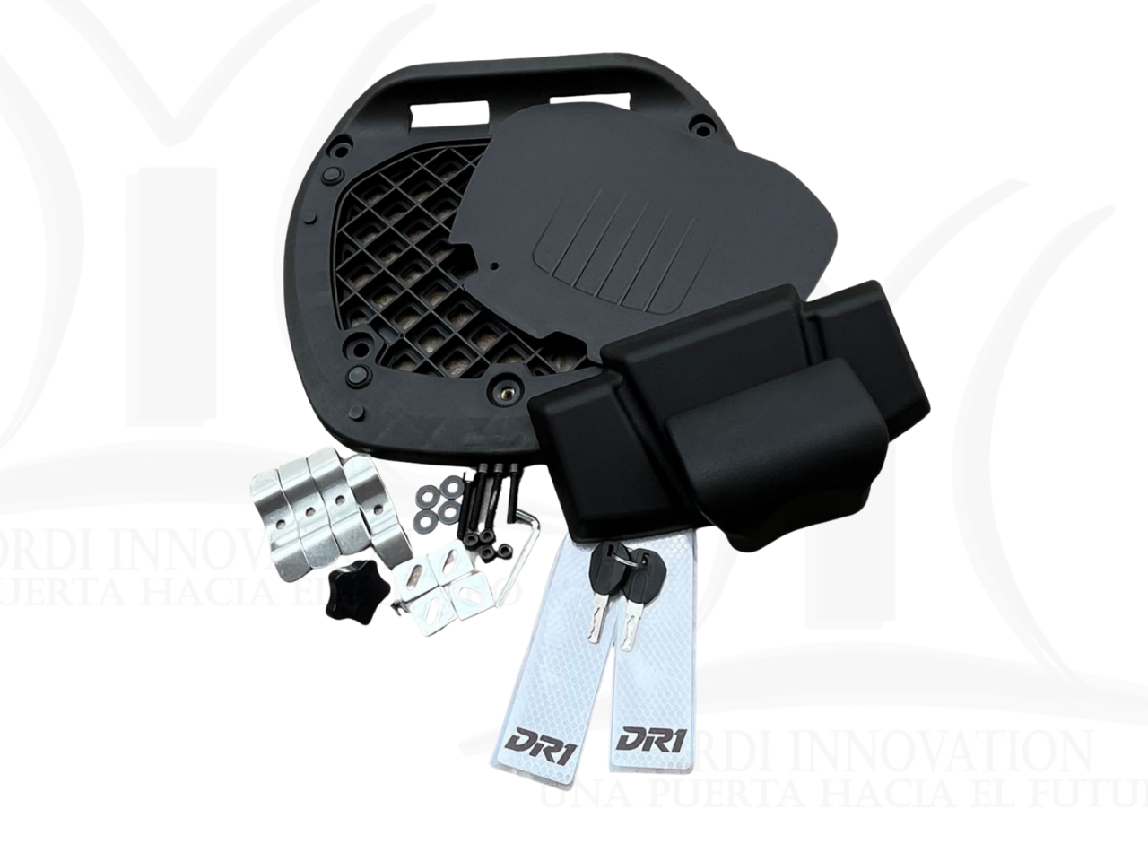 MALETERO CUADRADO DE POLIPROPILENO DR1 BLACK 65LT
